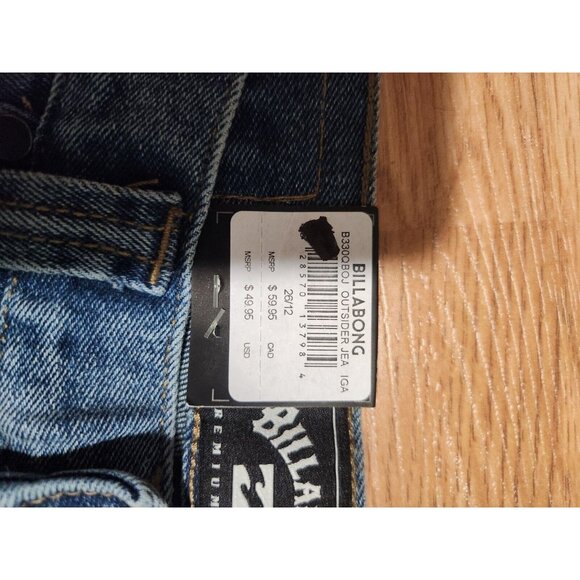 Billabong Outsiders Slim Jeans Size 26 New With Tag - Picture 3 of 11